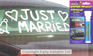 White Window Marker