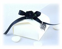 Black and White Astucci Favour Box