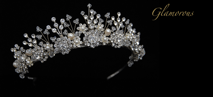 Glamorous Tiara By Halo & Co