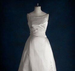 Tulip Boat Neck Wedding Dress by Jasper Conran