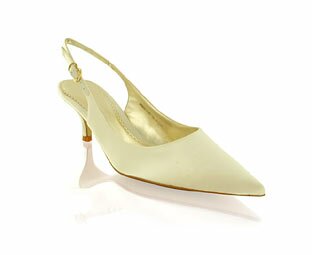 The cheapest wedding slingback shoes at £2.50!