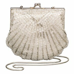 1920′s Style Shell Wedding Handbag