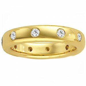 diamondmanufacturers Yellow Gold 0.5 carat diamond wedding ring